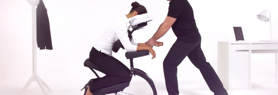 Massage sur chaise